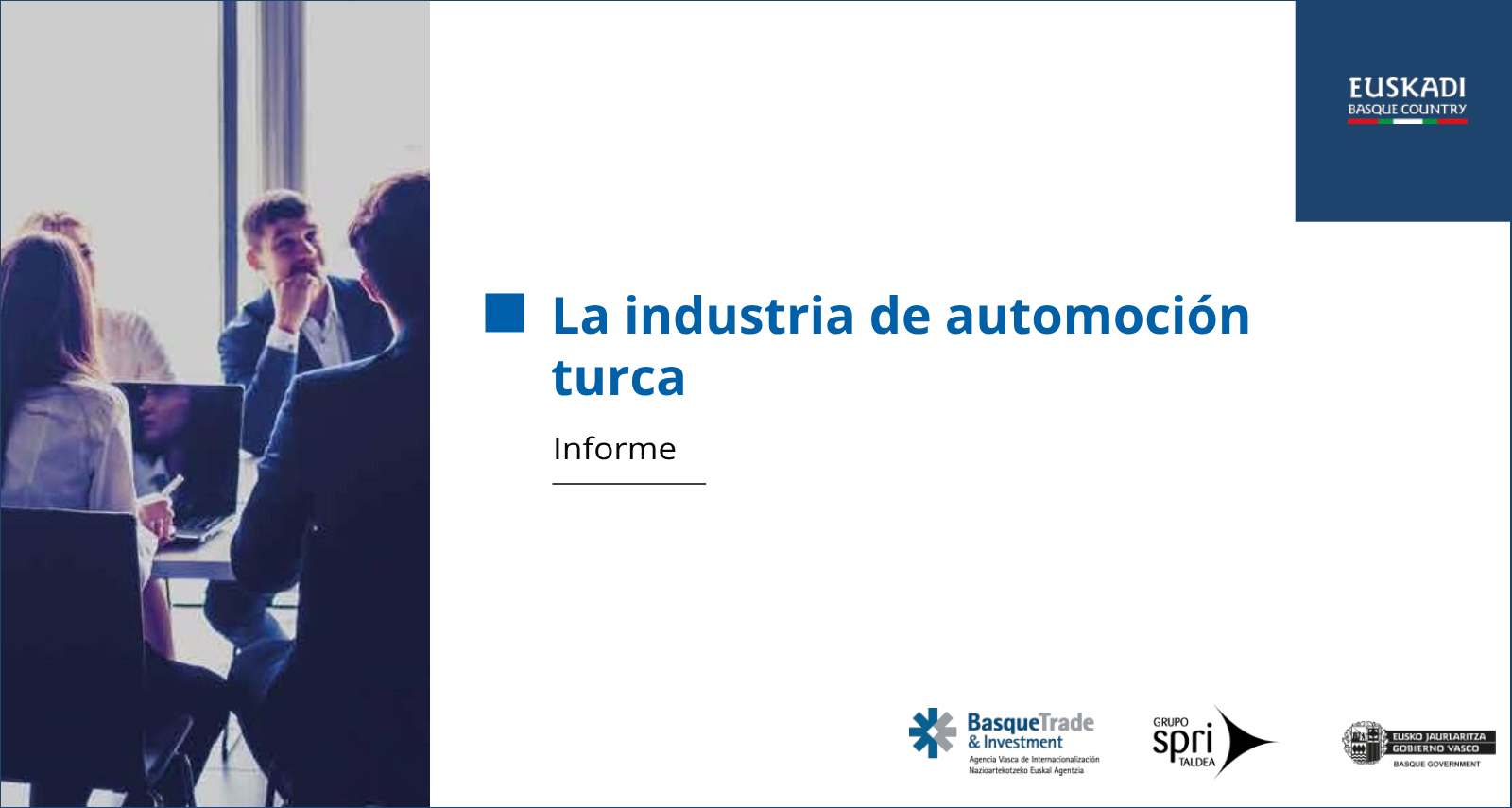 Imagen de portada del informe sobre la industria de automoción turca