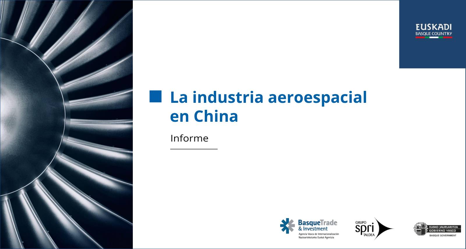 Imagen de portada para el informe sobre el sector aeroespacial en China.